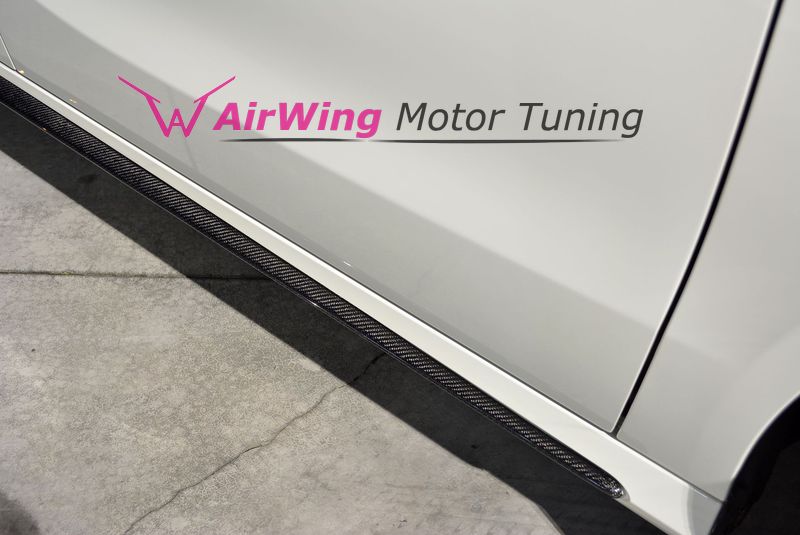 Benz W176 AMG carbon Side Skirt Insert 03.JPG